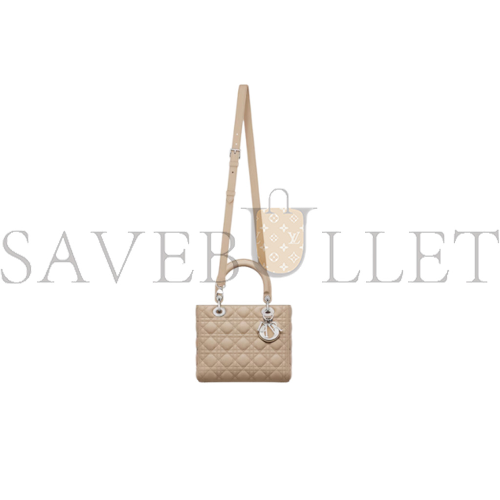 DIOR MEDIUM LADY DIOR BAG M0560PWRT-M116 (24*20*12.7cm)